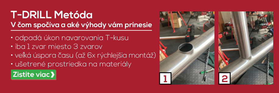 T-drill metoda vyhrdlovania